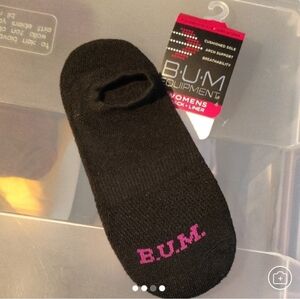 🌀6 for$6🌀🆕1 Pair Black Liner Socks Sz 5-9
